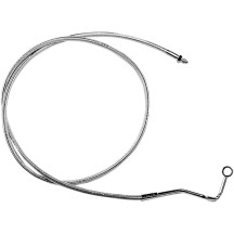 Designer Series ABS-Specific Mid Brake Line Kit — 15" (38 cm), 10 mm 35° banjo, Chrome