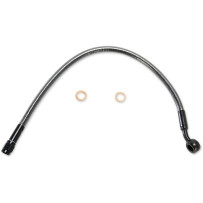 Designer Series ABS-Specific Upper Brake Line Kit — 15", 10 mm 35° banjo, with ABS, Black