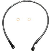 Alternate Length Designer Series ABS-Specific Front Brake Line Kit — 61 cm (24"), 10 mm 35° banjo