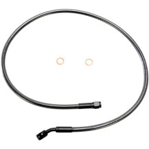 Alternate Length Designer Series ABS-Specific Front Brake Line Kit — 32" length, ABS, 10 mm 35° banjo fitting