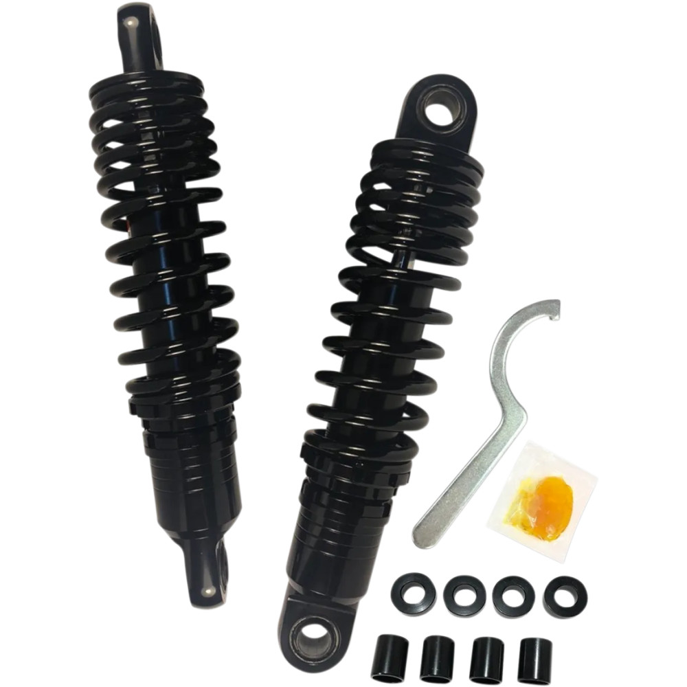 Premium Ride-Height Adjustable Shocks — Rear, 292 mm (11.50"), ±12.7 mm (0.50"), Black