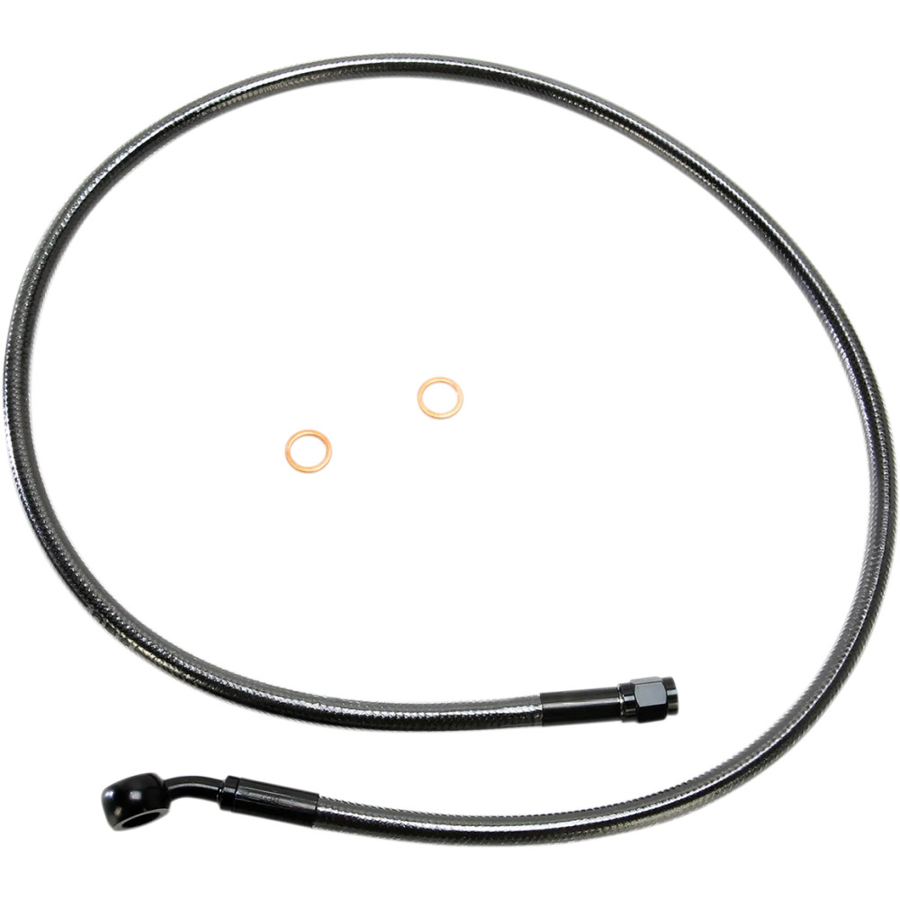 Alternate Length Designer Series ABS-Specific Front Brake Line Kit — 36" length, 10 mm 35° upper banjo