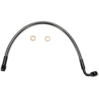 Designer Series ABS-Specific Upper Brake Line Kit — 15 in length, 10 mm 90° banjo