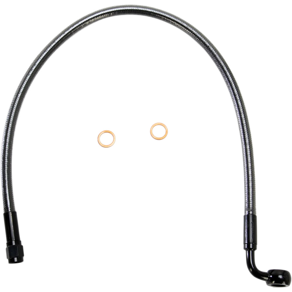 Designer Series ABS-Specific Upper Brake Line Kit — 20", 10 mm 90° banjo, for ABS