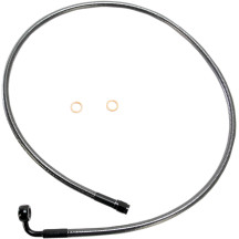 Alternate Length Designer Series ABS-Specific Front Brake Line Kit — 36" length, 10 mm 90° banjo