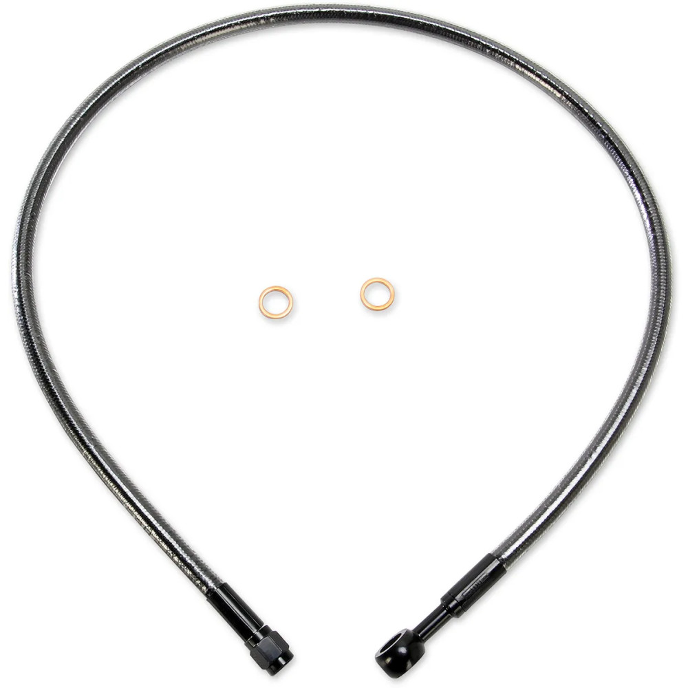 Alternate Length Designer Series ABS-Specific Front Brake Line Kit — 30", ABS, 10 mm 180° banjo