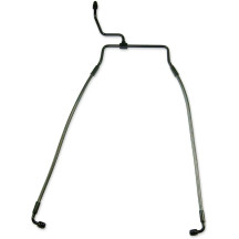 Designer Series Front Lower Brake Line Kit — without ABS, dual disc