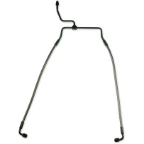 Designer Series Front Lower Brake Line Kit — without ABS, dual disc