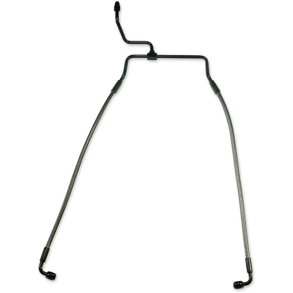 Designer Series Front Lower Brake Line Kit — without ABS, dual disc