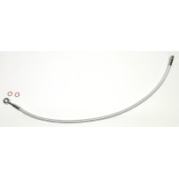 Alternate Length Designer Series ABS-Specific Front Brake Line Kit — 23" length, Chrome