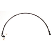 Alternate Length Designer Series ABS-Specific Front Brake Line Kit — 27" length, ABS, 10 mm 90° upper banjo