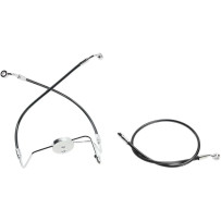 XR Stainless Extreme Response Front Brakeline Kit — Front, without ABS, 23", 16-1/4", Oversize +4"