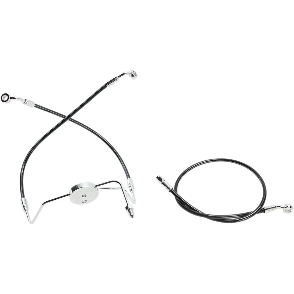 XR Stainless Extreme Response Front Brakeline Kit — Front, without ABS, 23", 16-1/4", Oversize +4"