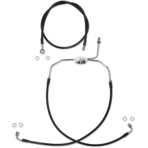 XR Stainless Extreme Response Front Brakeline Kit — without ABS, 31", 16-1/4"