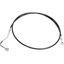 XR Stainless Upper Brake Line — 172.5 cm (68"), Oversize +10.2 cm (4"), with ABS, Black, Chrome