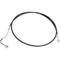 XR Stainless Upper Brake Line — 172.5 cm (68"), Oversize +10.2 cm (4"), with ABS, Black, Chrome