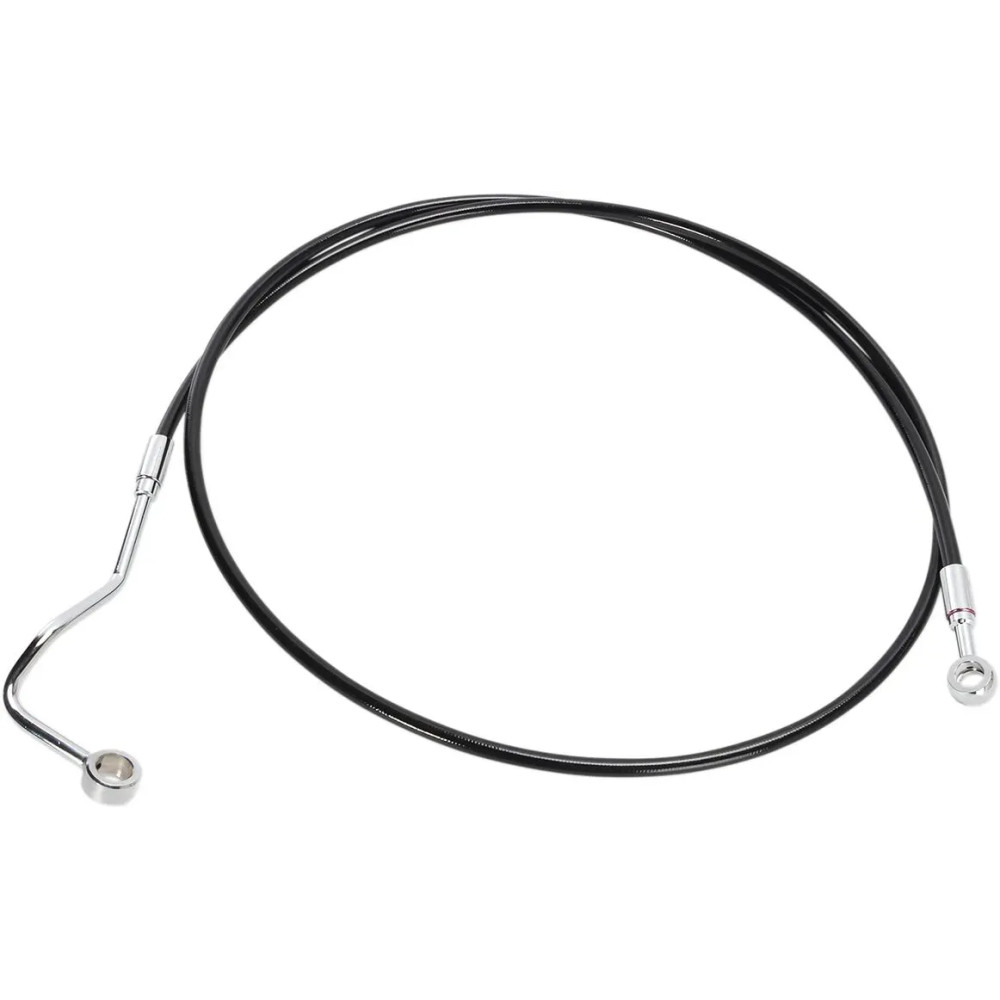 XR Stainless Upper Brake Line — 172.5 cm (68"), Oversize +10.2 cm (4"), with ABS, Black, Chrome