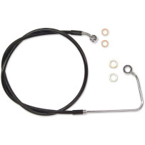 XR Stainless Upper Brake Line — 89.5 cm (35-1/4"), Oversize +10.2 cm (4"), Front upper, ABS
