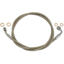 XR Stainless Extreme Response Front Brakeline Kit — 127 cm (50"), without ABS, Chrome