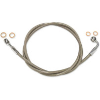 XR Stainless Extreme Response Front Brakeline Kit — 43 in (109 cm), without ABS, Chrome