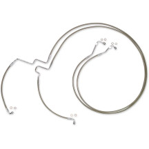 XR Lower Brake Line — 137 cm (54"), 142 cm (56"), 35.5 cm (14"), with ABS, Silver