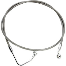 XR Stainless Upper Brake Line — 188 cm (74"), front upper, with ABS, Silver Polished