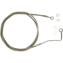 XR Stainless Upper Brake Line — 178 cm (70"), Oversize +15.2 cm (6"), Front Upper