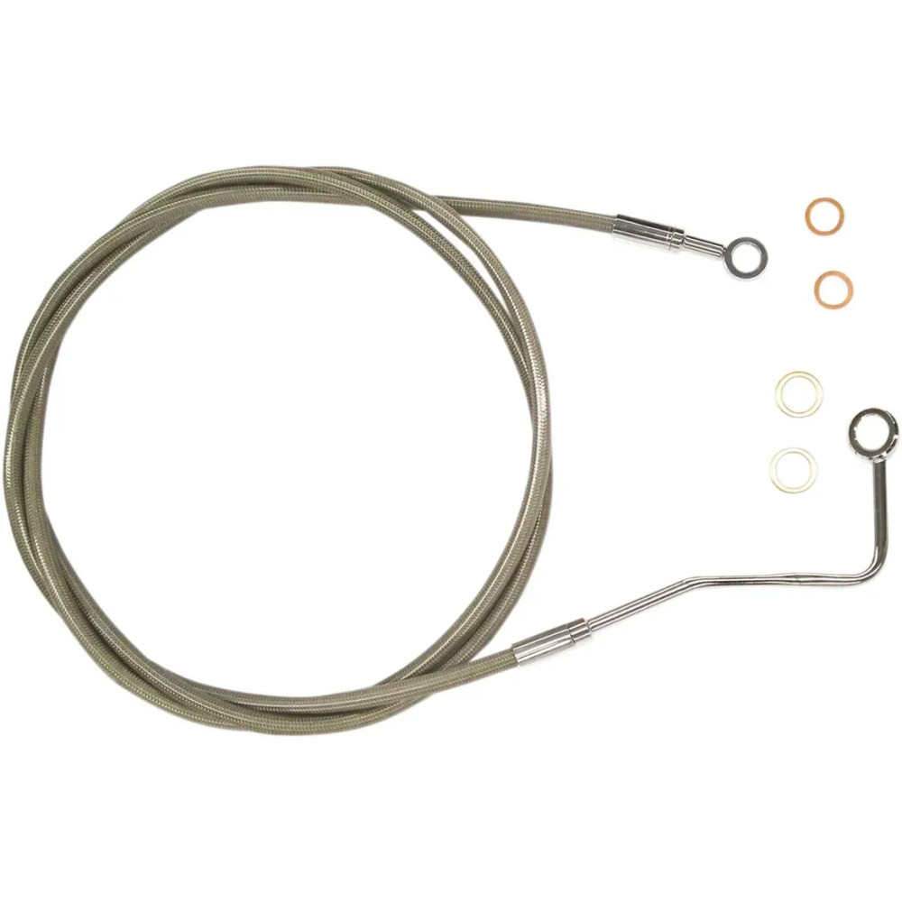 XR Stainless Upper Brake Line — 178 cm (70"), Oversize +15.2 cm (6"), Front Upper