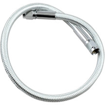 Braided Universal ABS Brake Line — 17" (43 cm), Chrome