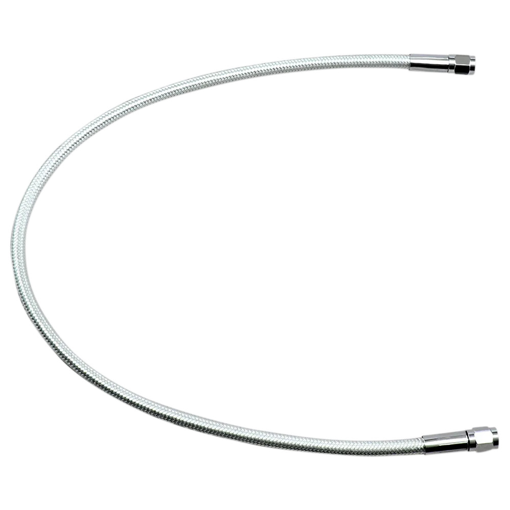 Braided Universal ABS Brake Line — 23", Chrome
