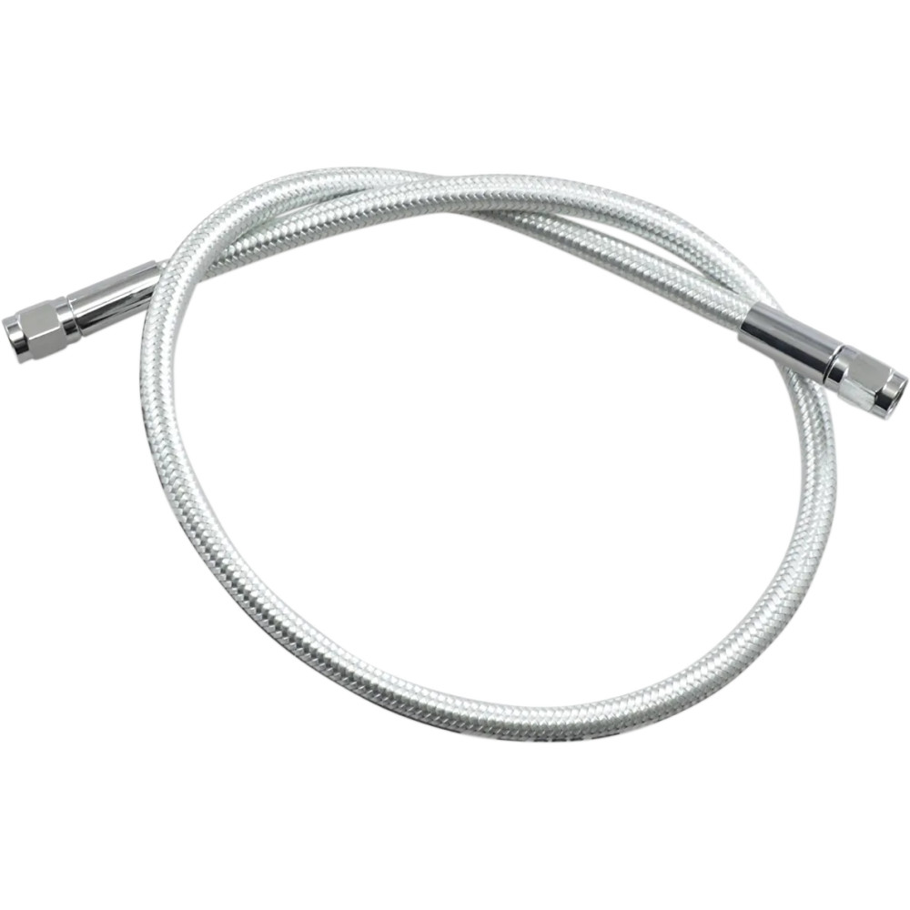 Braided Universal ABS Brake Line — 25 in (63.5 cm), Chrome