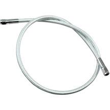 Braided Universal ABS Brake Line — 30" (76 cm), Chrome, Sterling Chromite® II