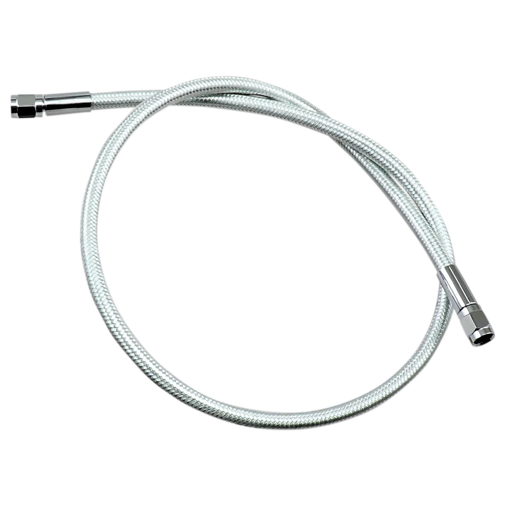 Braided Universal ABS Brake Line — 30" (76 cm), Chrome, Sterling Chromite® II