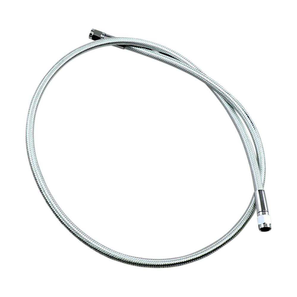 Braided Universal ABS Brake Line — 38 in, Chrome