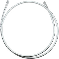 Braided Universal ABS Brake Line — 142 cm (56") , Chrome, Sterling Chromite® II