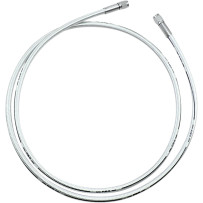 Braided Universal ABS Brake Line — 152.5 cm (60"), with ABS, Chrome