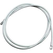 Braided Universal ABS Brake Line — 198 cm (78"), Chrome, Sterling Chromite II