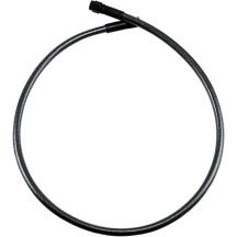 Braided Universal ABS Brake Line — 28" (71 cm), Black, Black Pearl, with ABS