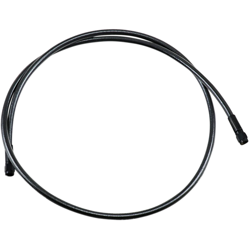 Braided Universal ABS Brake Line — 127 cm (50 in), with ABS, Black/Black Pearl