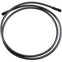 Braided Universal ABS Brake Line — 157.5 cm (62"), with ABS, Black/Black Pearl