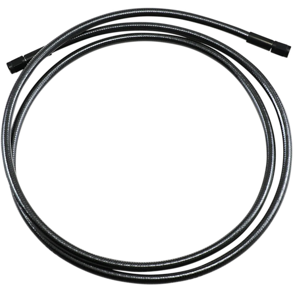 Braided Universal ABS Brake Line — 157.5 cm (62"), with ABS, Black/Black Pearl