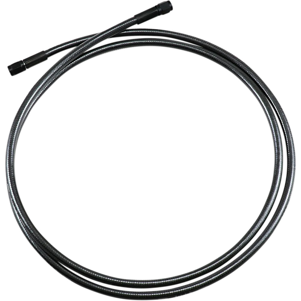 Braided Universal ABS Brake Line — 66 in (167.5 cm), with ABS, Black / Black Pearl