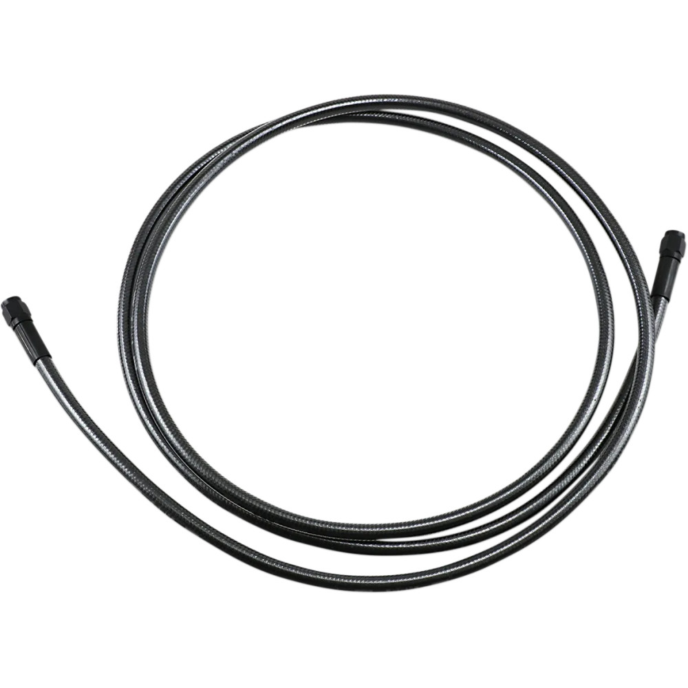 Braided Universal ABS Brake Line — 76" (193 cm), with ABS, Black / Black Pearl