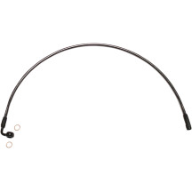 Designer Series ABS-Specific Upper Brake Line Kit — 56 cm (22"), 12 mm 90° banjo fitting, with ABS