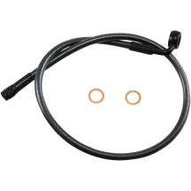 Alternative Length Designer Series ABS-Specific Upper Brake Line Kit — 66 cm (26"), 12 mm 90° banjo, front upper