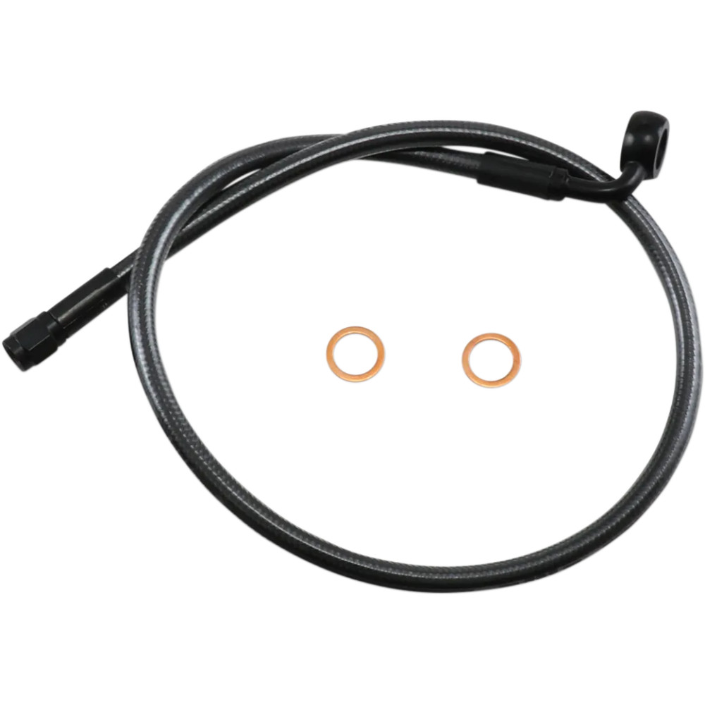 Alternative Length Designer Series ABS-Specific Upper Brake Line Kit — 66 cm (26"), 12 mm 90° banjo, front upper