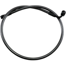 Alternative Length Designer Series ABS-Specific Upper Brake Line Kit — 32" length, 12 mm 90° banjo