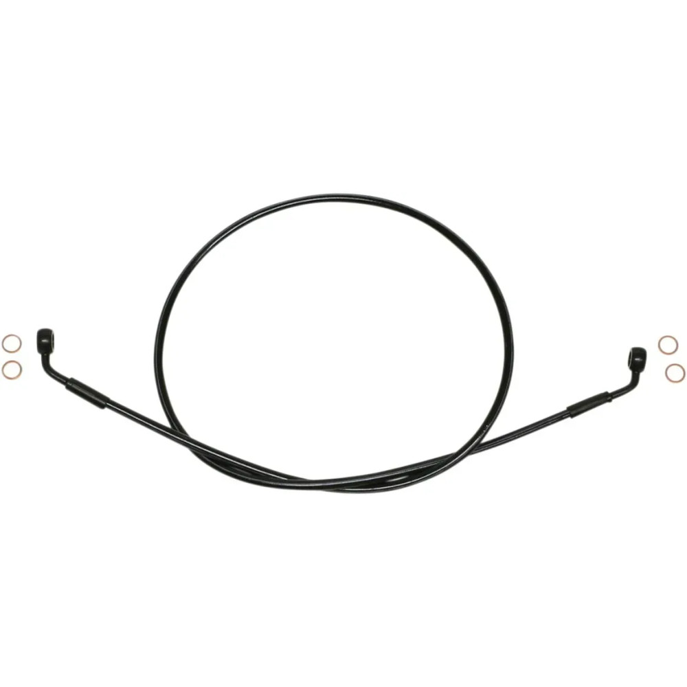 XR Stainless Extreme Response Front Brakeline Kit — 52", front, black