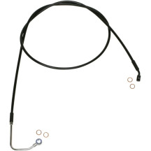 XR Stainless Upper Brake Line — 70" (178 cm), front upper, with ABS