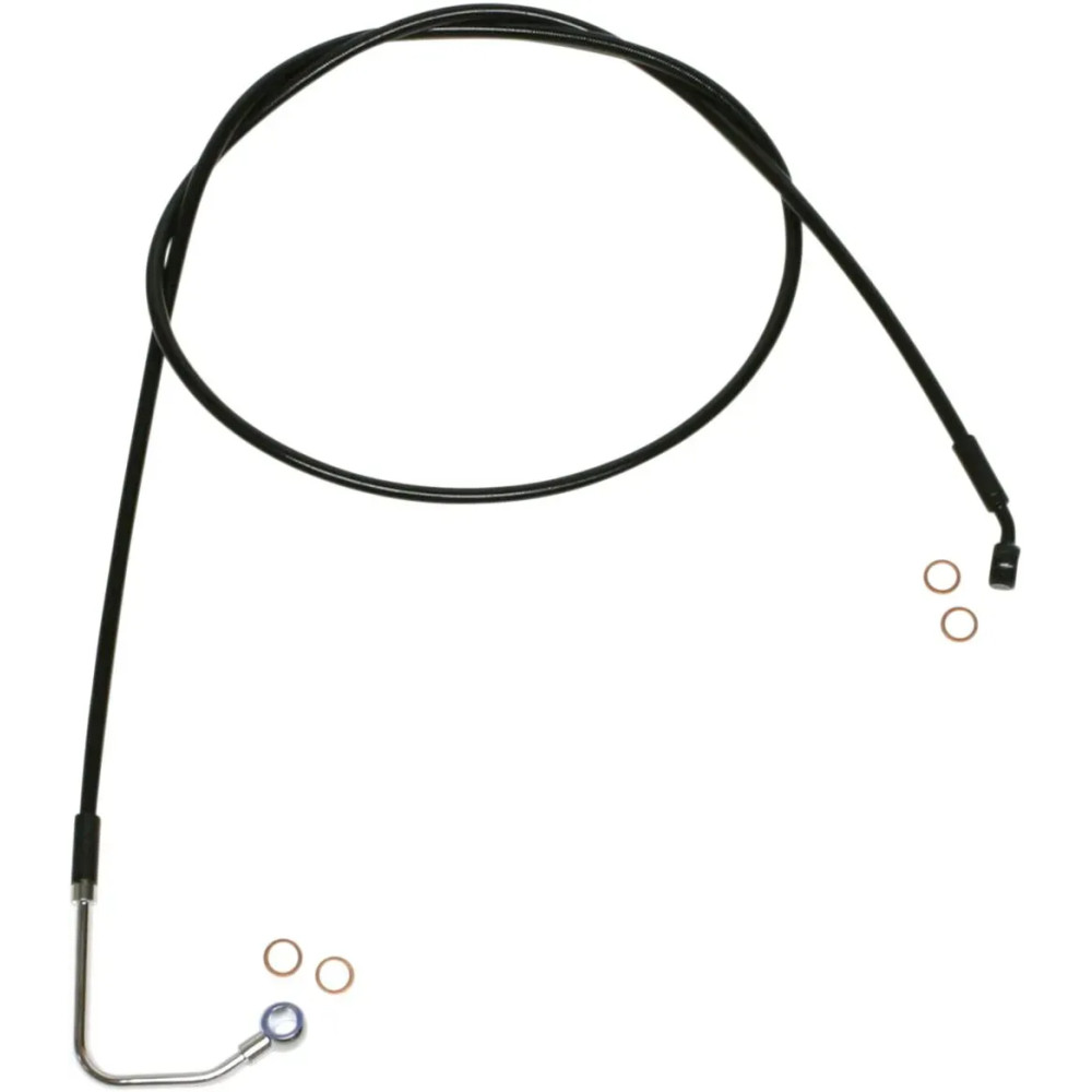 XR Stainless Upper Brake Line — 70" (178 cm), front upper, with ABS
